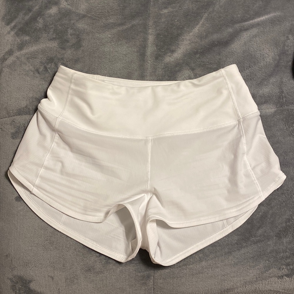 Lulu lemon high rise 2.5 inch speed up shorts